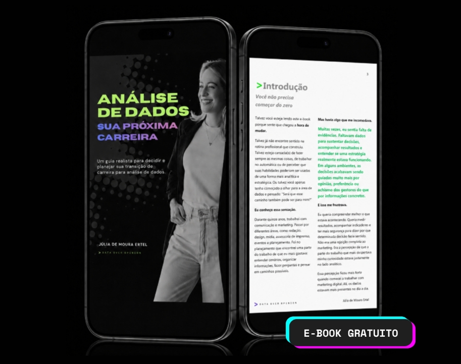 E-book gratuito Análise de dados: sua próxima carreira